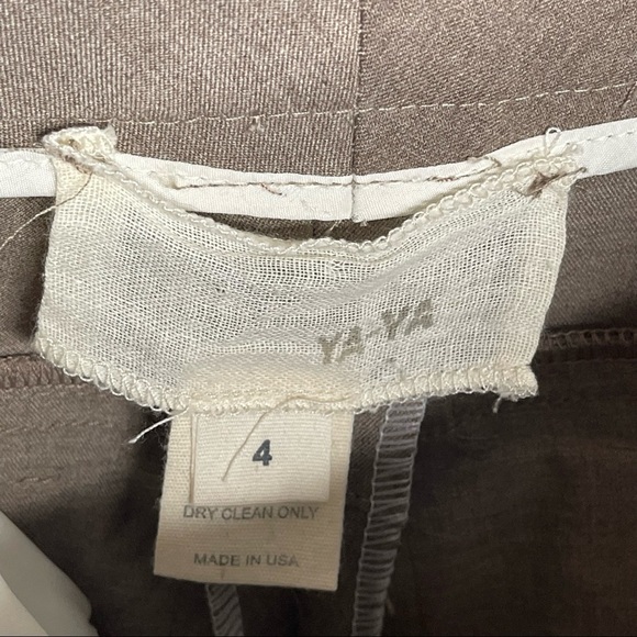 Ya-Ya Women’s Tan Trousers Size 4 Tan - Picture 3 of 9